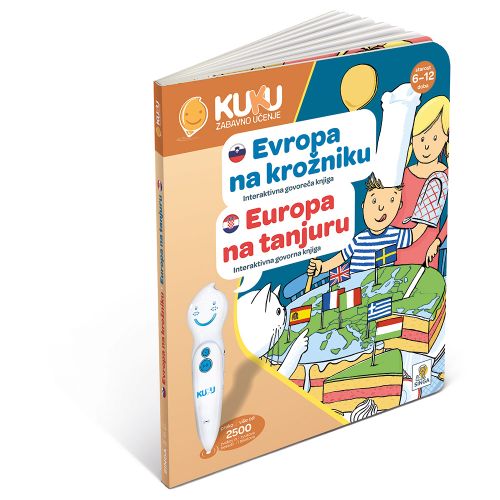 Interaktivna knjiga Kuku - Europa na tanjuru (bez olovke)  slika 2