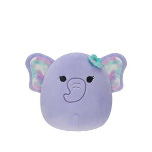 Squishmallows 20cm - anjali - ljubičasti slon s cvjetnom ukosnicom