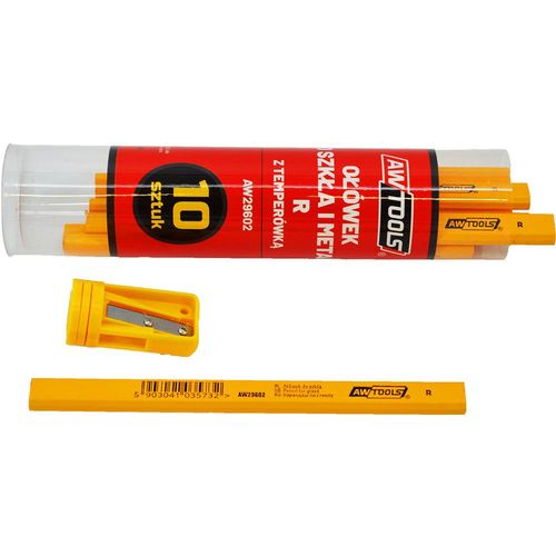 AWTOOLS olovka za staklo i metal R žuta 10 komada slika 2