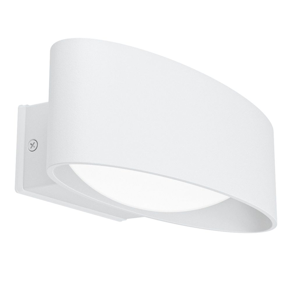 Eglo zidna rasvjeta chinoa led 10w 3000k 1300lm bijelo/prozirno v:75mm slika 1
