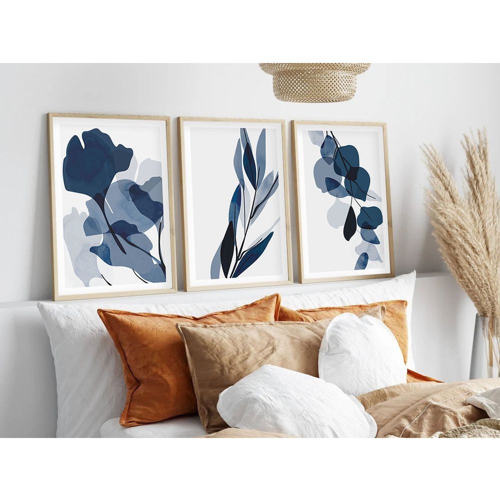 Huhu207 - Dekorativno Slikarstvo u Okviru od MDF-a 50 x 70 (Set od 3 Komada) slika 3