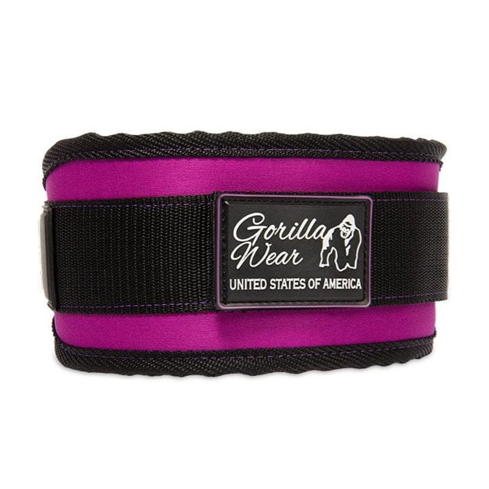 Gorilla Wear Pojas za dizanje tegova za žene 10cm, Crno/Ljubičasti slika 2