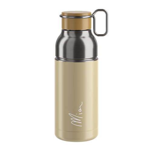 BIDON ELITE MIA STEEL 650ML BEIGE/SILVER slika 1