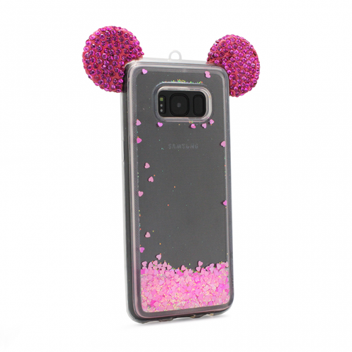 Maska Shimmer Mouse fluid za Samsung G955 S8 plus pink slika 1