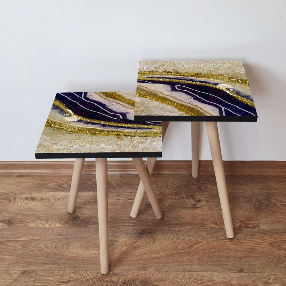 Nesting stolovi 2Shp114 - (2 komada) - boje: višebojni slika 1