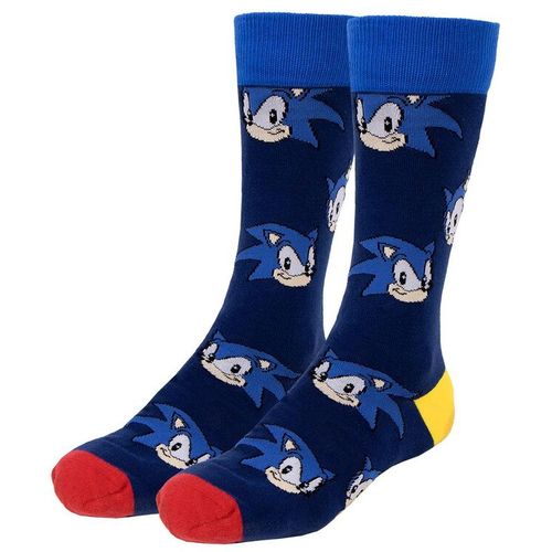 Sonic the Hedgehog pack 3 adult socks slika 2