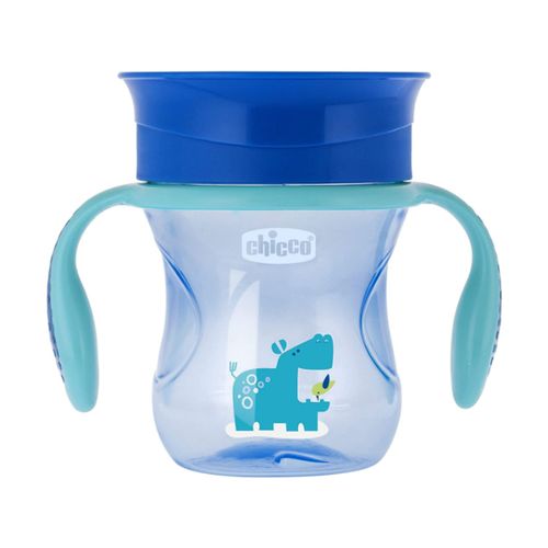 Chicco no spill čaša Perfect 360 stepeni,12+,plava slika 1