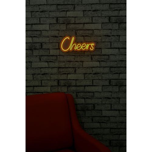 Wallity Ukrasna plastična LED rasvjeta, Cheers - Yellow slika 2