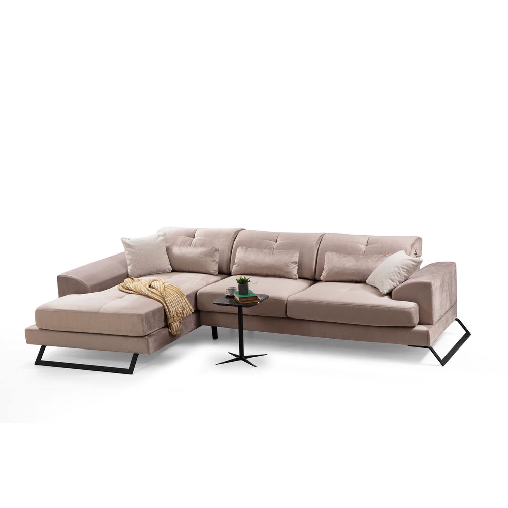 Ugaona Sofa Frido Lijevi Kut (Chl+3R) - Bež Boja slika 12