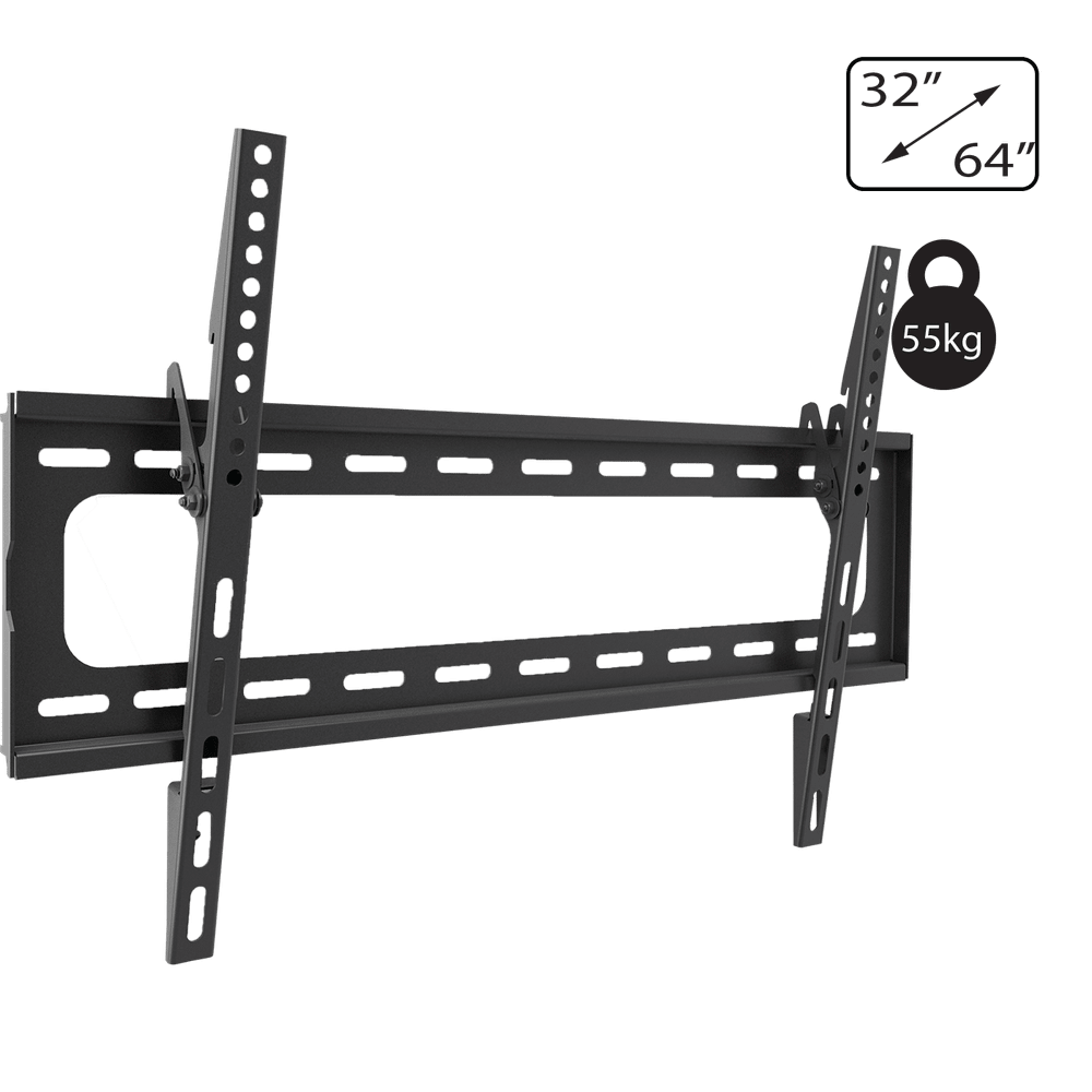 Amiko Nosač zidni  za TV prijemnik 32" - 64", 55 kg, 2D - Wallmaster 32-64 Tilt slika 1
