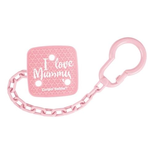 Canpol Babies Lanac Za Varalicu I Love Mummy 2/434-Pink slika 1