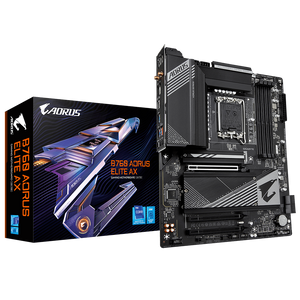 GIGABYTE B760 AORUS Elite AX, DDR5, SATA3, USB3.2Gen2, DP, WiFi 6E, LGA1700 ATX