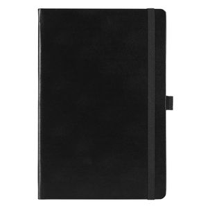 TOTO, A5 notes sa elastičnom trakom, crni