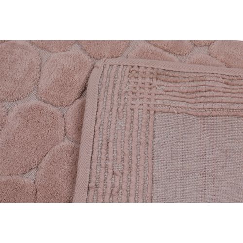 Colourful Cotton Kupaonski tepih u setu (2 komada), Stone - Powder slika 5