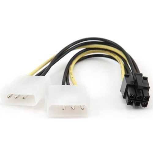 CC-PSU-6 Gembird Internal power adapter Molex - 6-Pin for PCI express video cards 15cm slika 1