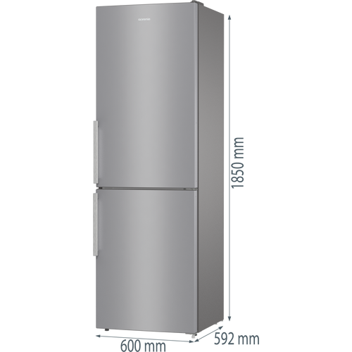 Gorenje NRK6192ES5F Kombinovani frižider, NoFrost Plus, Visina 185 cm, Širina 60 cm, Siva metalik slika 9