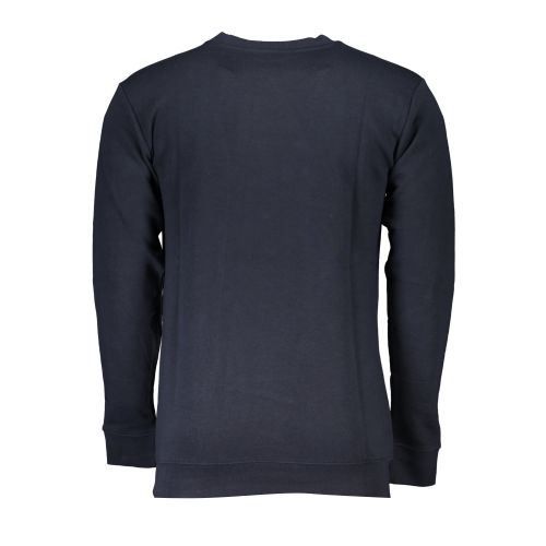 CAVALLI CLASS MEN'S BLUE ZIPLESS SWEATSHIRT slika 2