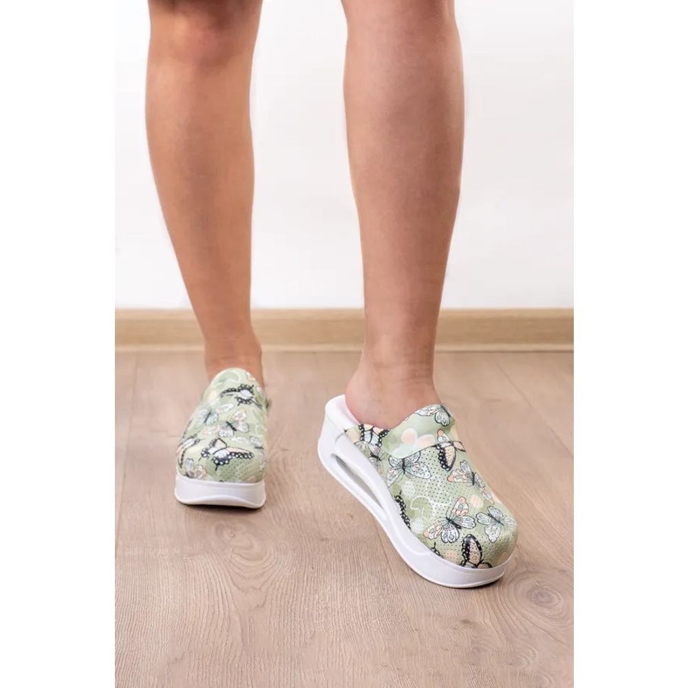 Dr. Mitra Air Max Ortopedske klompe Butterflys - Mint slika 5