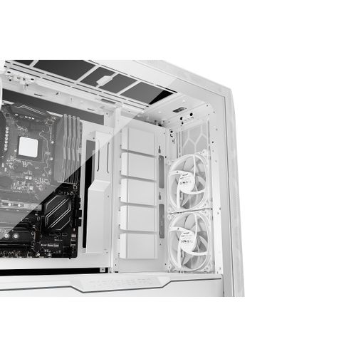 be quiet! BGW51 DARK BASE PRO 901 White, MB compatibility: E-ATX / XL-ATX / ATX / M-ATX / Mini-ITX, Three pre-installed be quiet! Silent Wings 4 140mm PWM fans, Integrated Fan Hub, Ready for water cooling radiators up to 420mm slika 7