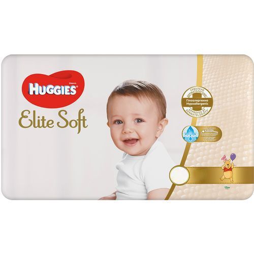 Huggies pelene  EliteSoft  Mega pakovanje slika 1