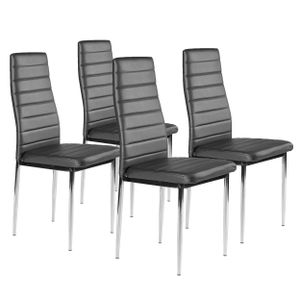 Set garniture od 4 stolice - siva