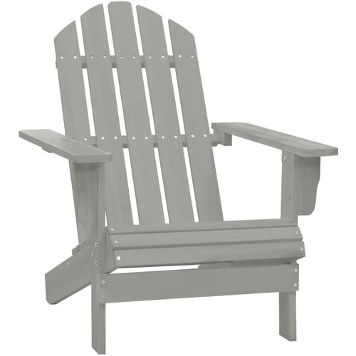 Vrtna stolica drvena siva slika 19