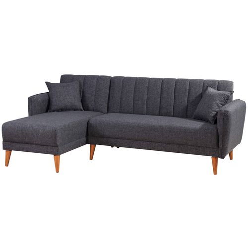 Atelier Del Sofa Aqua KÃ¶ÅŸe Levo-Tamno Siva Tamno Siva Ugao Sofa-Krevet slika 4