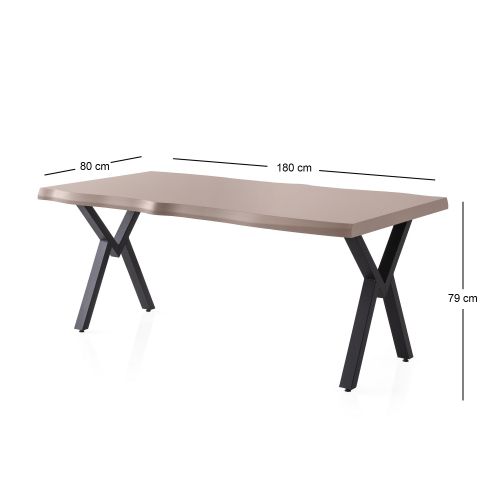 Gala - 3021 Light Mocha Dining Table slika 7