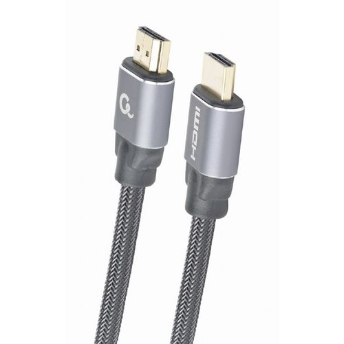 Gembird CCBP-HDMI-7.5M MONITOR Cable, Premium Series, High speed HDMI 4K with Ethernet, HDMI/HDMI M/M, Gold Plated, Braided, 7.5m slika 1