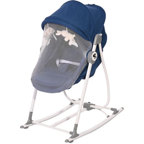 LORELLI CRADLE ALICANTE Kolijevka i Njihalica za Bebe 2u1 Blue (0-6mj/do 9kg) slika 4