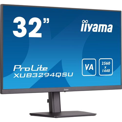 IIYAMA Monitor LED XUB3294QSU-B1 VA 31.5" 2560 x 1440 @75Hz 16:9 250 cd/m² 3000:1 HDMI DP 2xUSB height, swivel, tilt slika 3