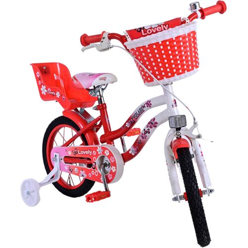Dječji bicikl Volare Lovely 14" crveno-bijeli slika 6