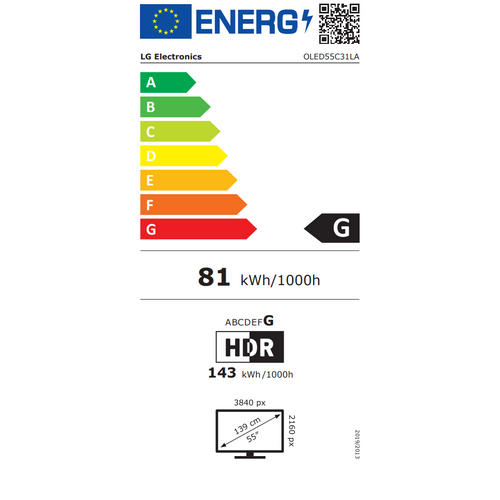 LG TV OLED55C31LA 55" OLED UHD slika 3