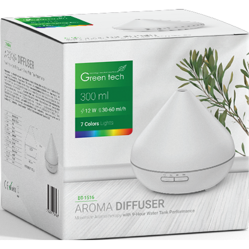 Aroma difuzor i lampa Green Tech DT-1516 slika 4