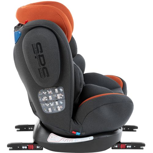 Kikka Boo autosjedalica 4 Fix DOUBLE ISOFIX Orange slika 2