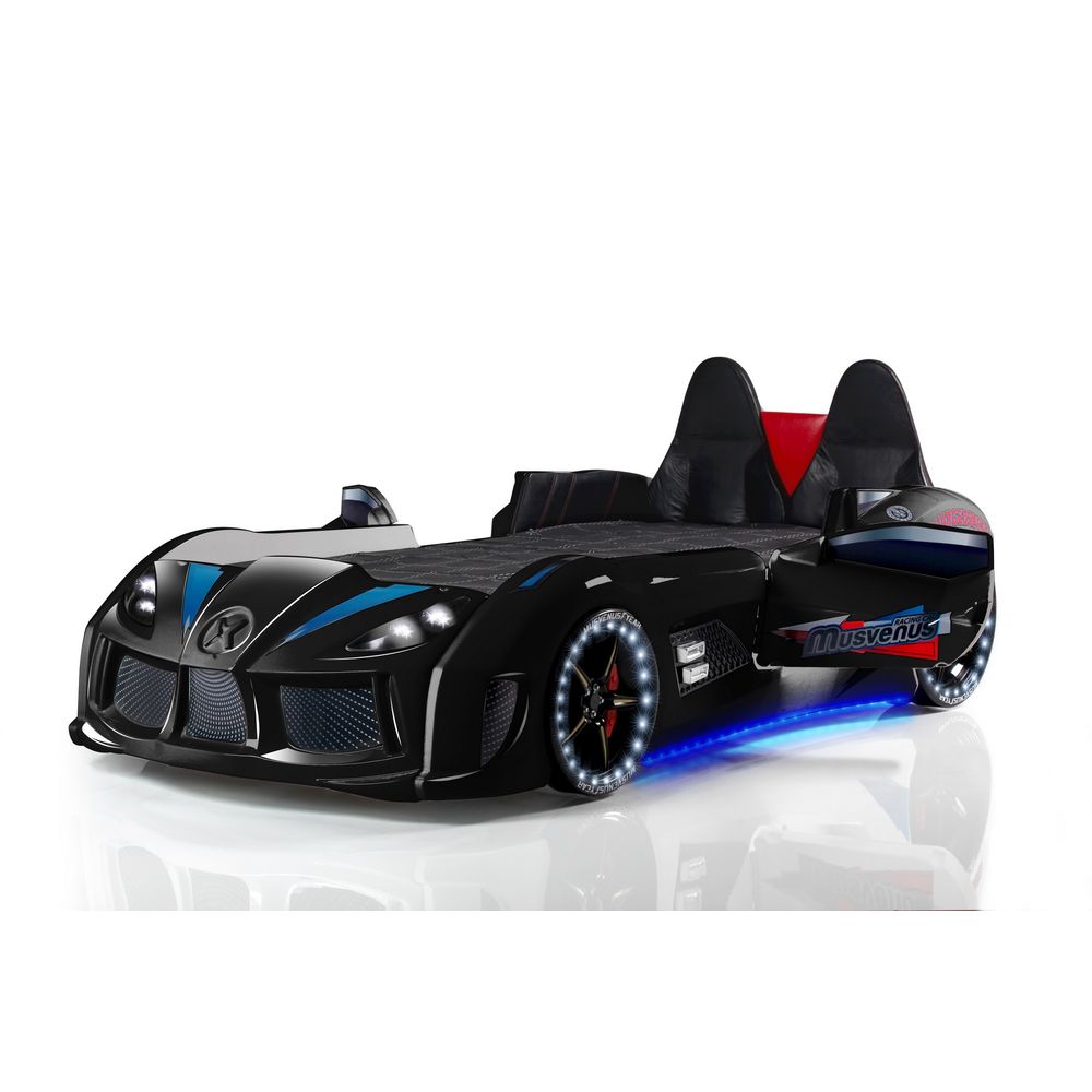 Mnv3 - Crni višenamjenski krevet automobil slika 4
