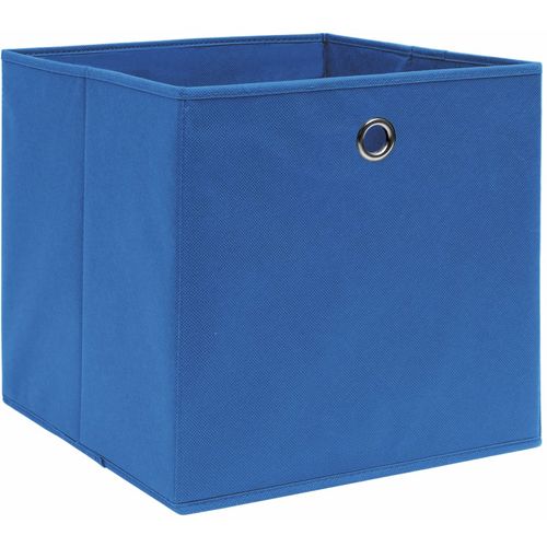 Kutije za pohranu 10 kom plave 32 x 32 x 32 cm od tkanine slika 5