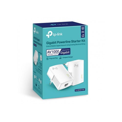 TP-LINK powerline adapter TL-PA7017 KIT AV1000 1GB HomePlug AV2 HomePlug AV 300m slika 2