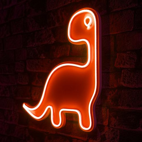 Wallity Ukrasna plastična LED rasvjeta, Dino the Dinosaur - Red slika 8