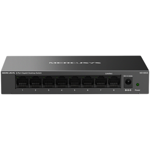 8-Port Gigabit Desktop SwitchPORT: 8× Gigabit PortsSPEC: Desktop Steel Case, Wall MountingFEATURE: Plug and Play, Power Saving, Compact design