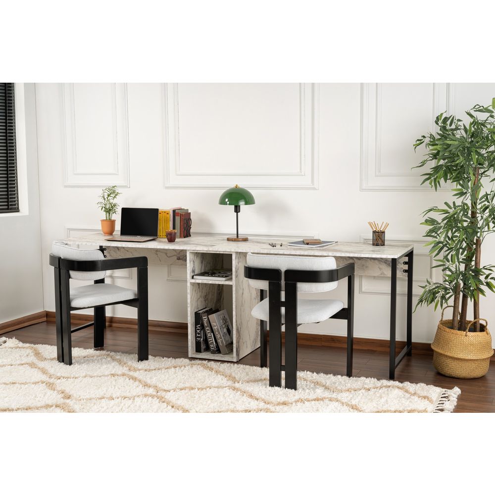 Radni stol Twin Study - Freesia Black slika 2