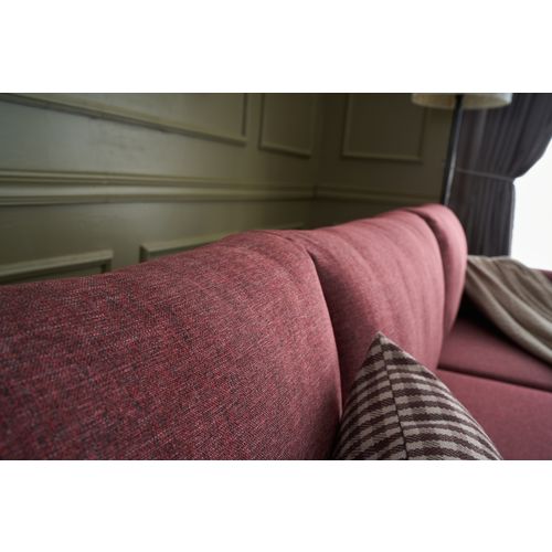 Atelier Del Sofa Kutna garnitura na razvlačenje, Bordo crvena, Efsun - Claret Red slika 5