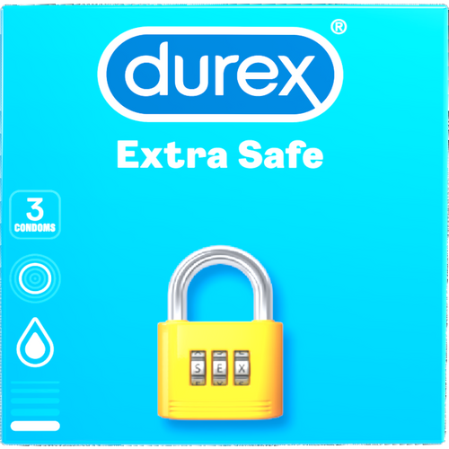 Durex extra safe 3 kom slika 1