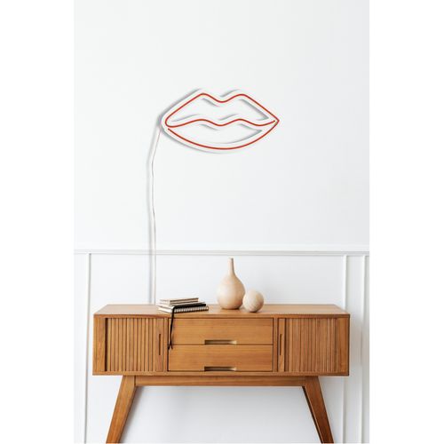 Wallity Zidna dekoracije svijetleća KISS, Lips - Red slika 12