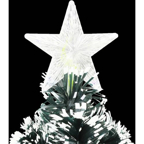 Umjetno božićno drvce sa stalkom LED 120 cm optička vlakna slika 35