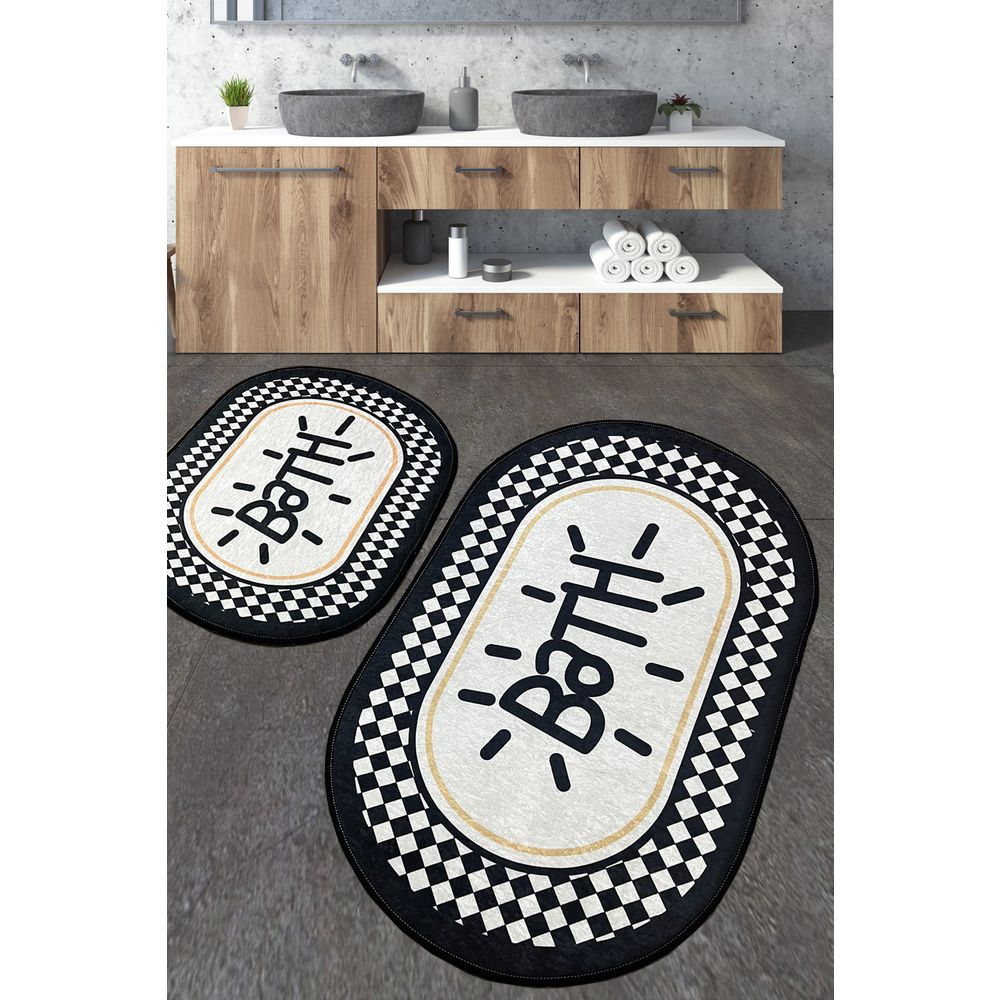 Set Kupatilskih Prostirki Vita Multicolor (2 Komada) slika 1