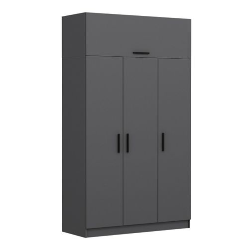 Woody Fashion Garderoba, Minar 3 Kapak 2 Çekmece 255 - Anthracite slika 4