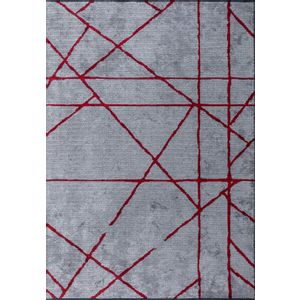 Tepih GRID LIGHT GREY, 200 x 250 cm