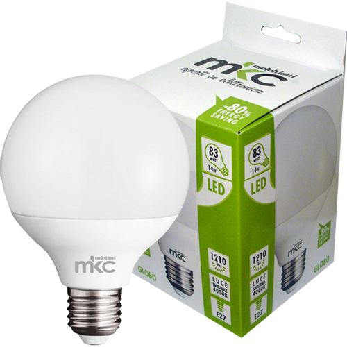 MKC Sijalica, LED 14W, E27, 4000K,prirodno bijela svjetlost - LED GLOBO E27/14W-N slika 1