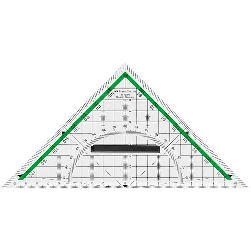 Trougao sa drškom Faber Castell 20cm 177090 slika 1